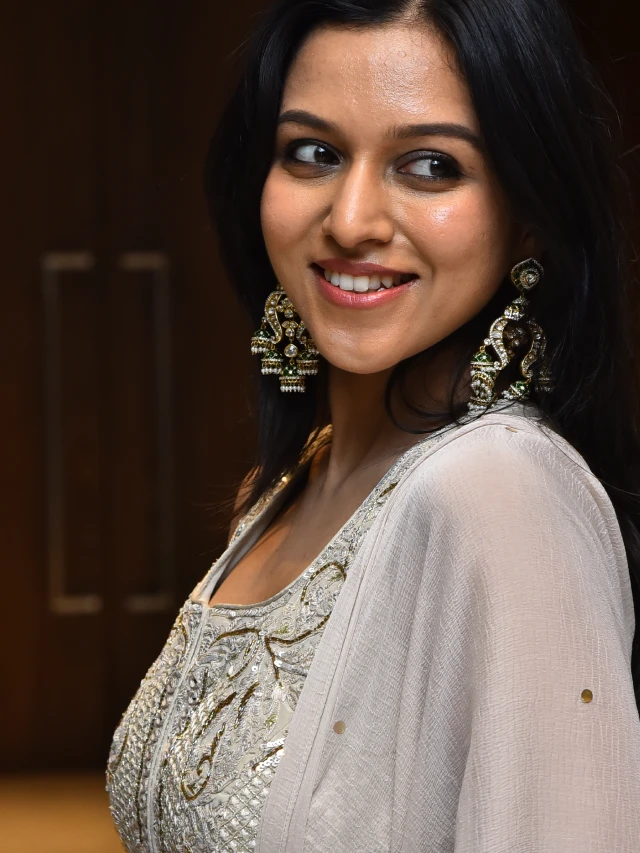 Kavya Anil Cute Looks From Vanda Devullu Pre Release Event