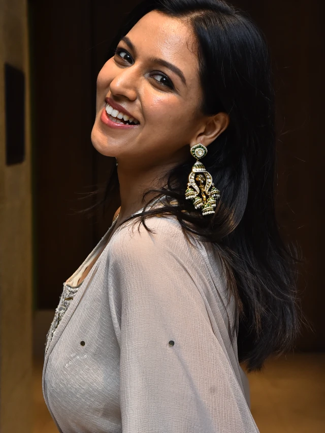 Kavya Anil Cute Looks From Vanda Devullu Pre Release Event