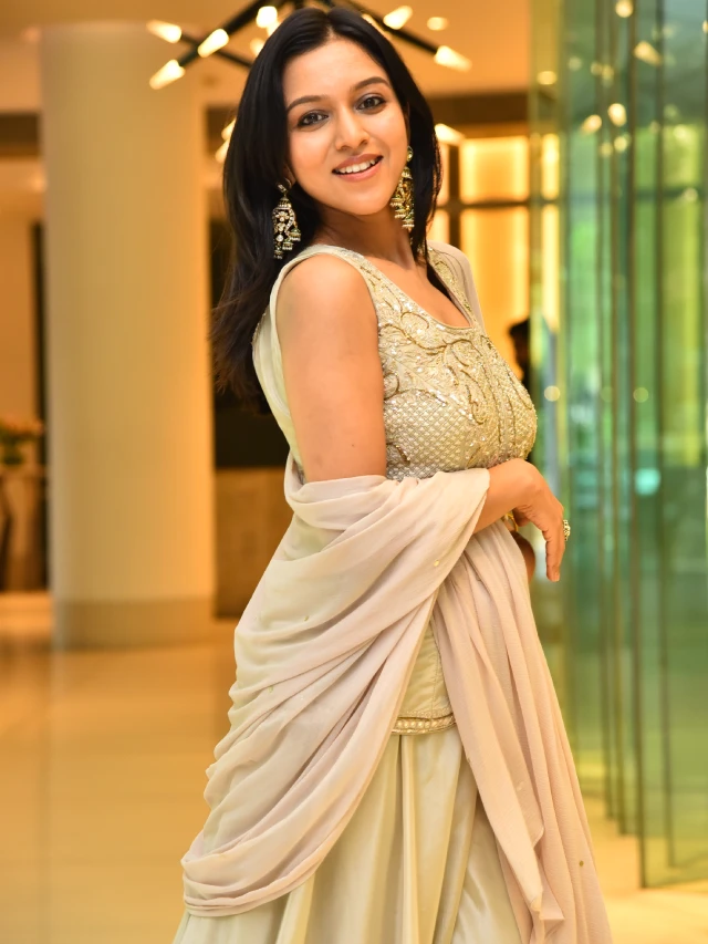 Kavya Anil Cute Looks From Vanda Devullu Pre Release Event