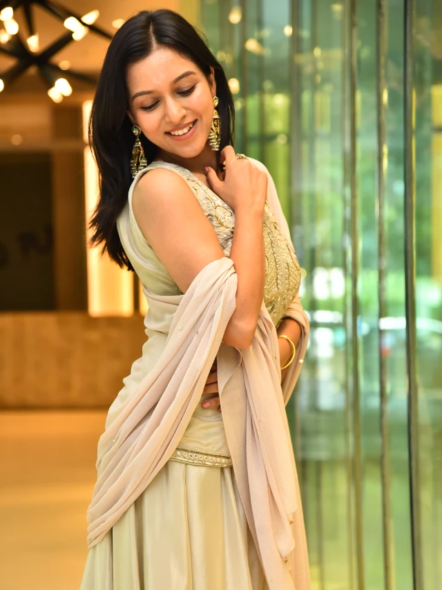 Kavya Anil Cute Looks From Vanda Devullu Pre Release Event