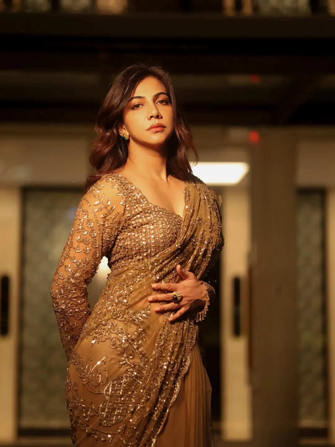 Madonna Sebastian Stunning Looks in Saree