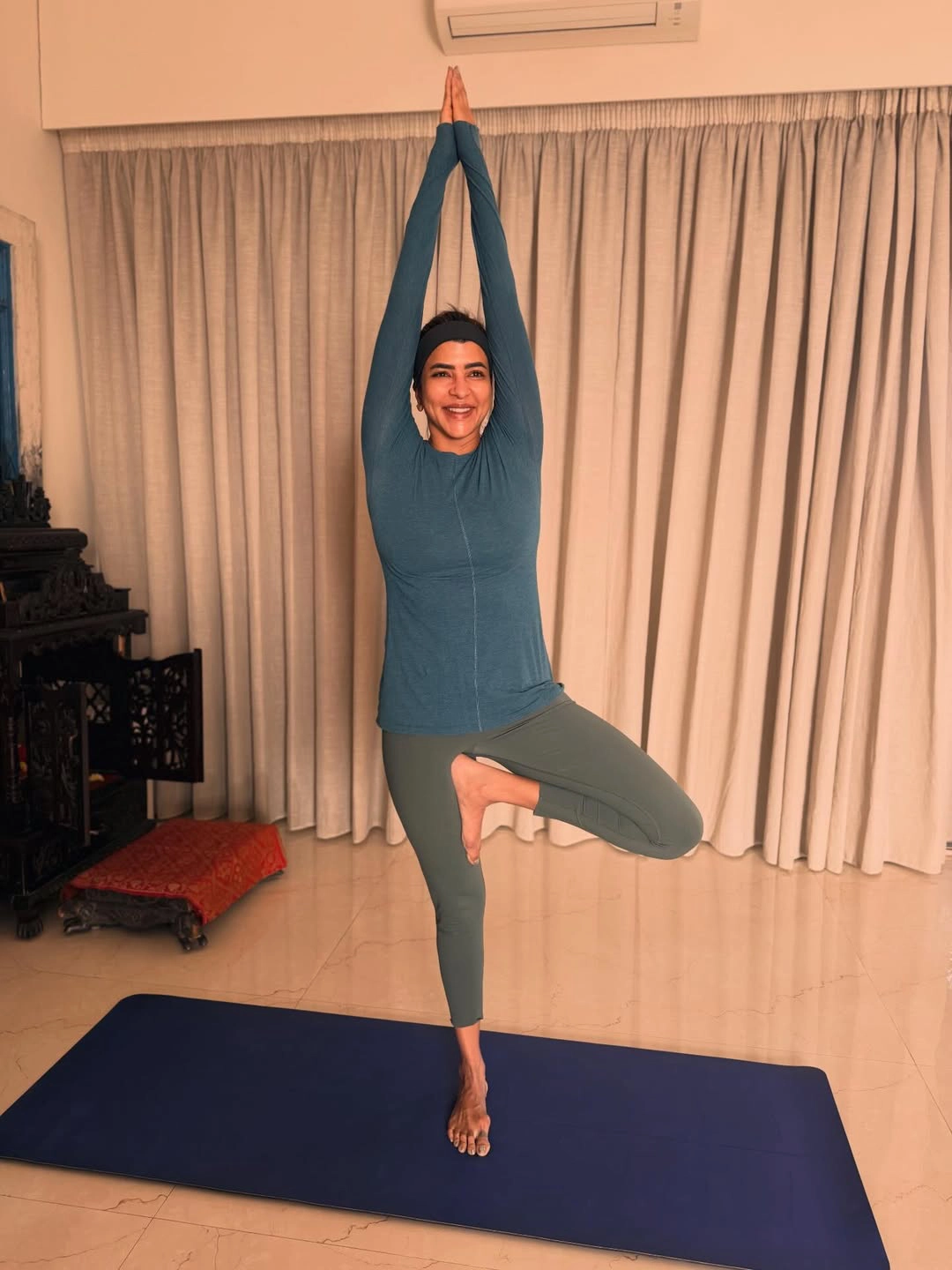 Manchu Lakshmi Shares Exercise Photos