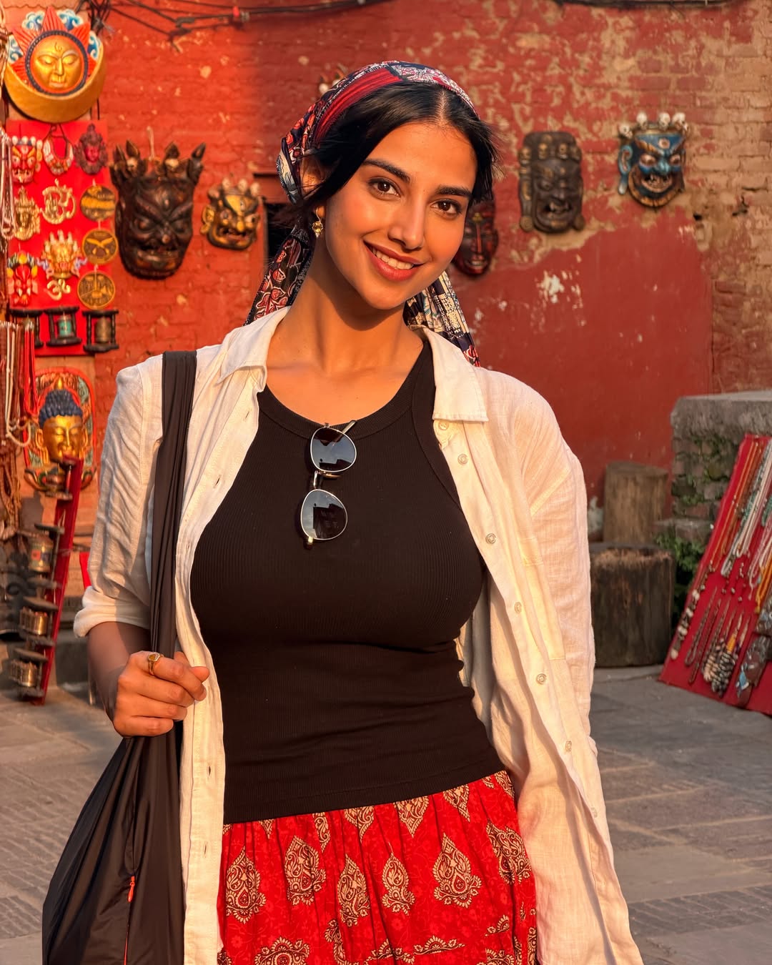 Meenaakshi Chaudhary Enjoying Vacation in Nepal