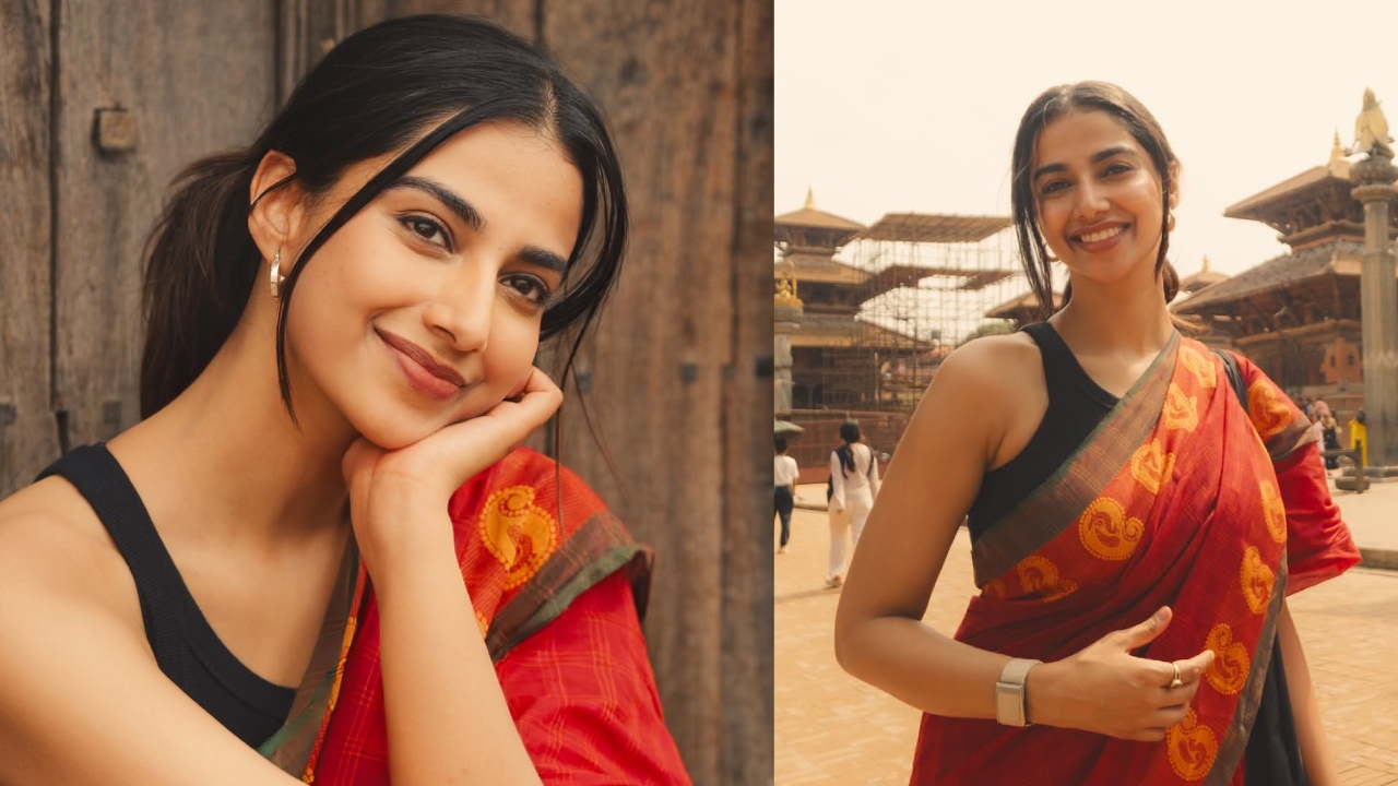 Meenaakshi Chaudhary : చీరకట్టులో ముద్దుగా మీనాక్షి చౌద‌రి.. నేపాల్ ఫోటోలు..