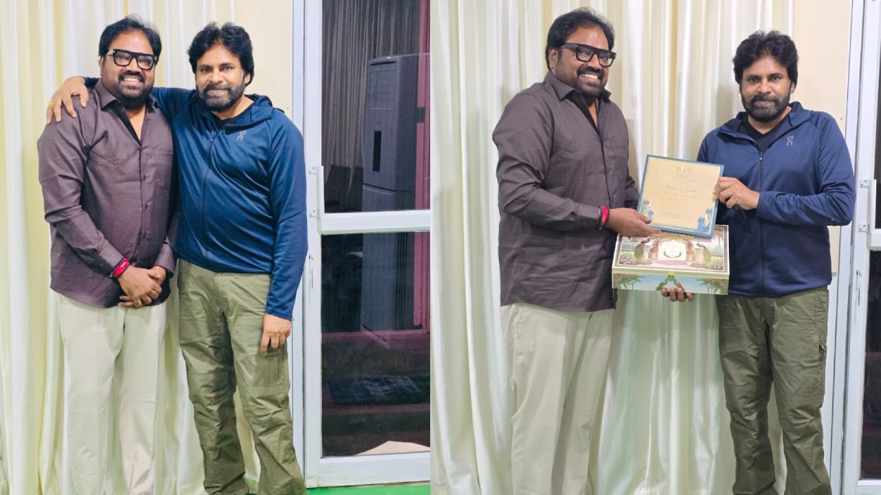 Meher Ramesh-pawan kalyan : కూతురి పెళ్లికి పవ‌న్ క‌ళ్యాణ్‌ను ఆహ్వానించిన మెహ‌ర్ ర‌మేష్.. ఫోటోలు వైర‌ల్‌..