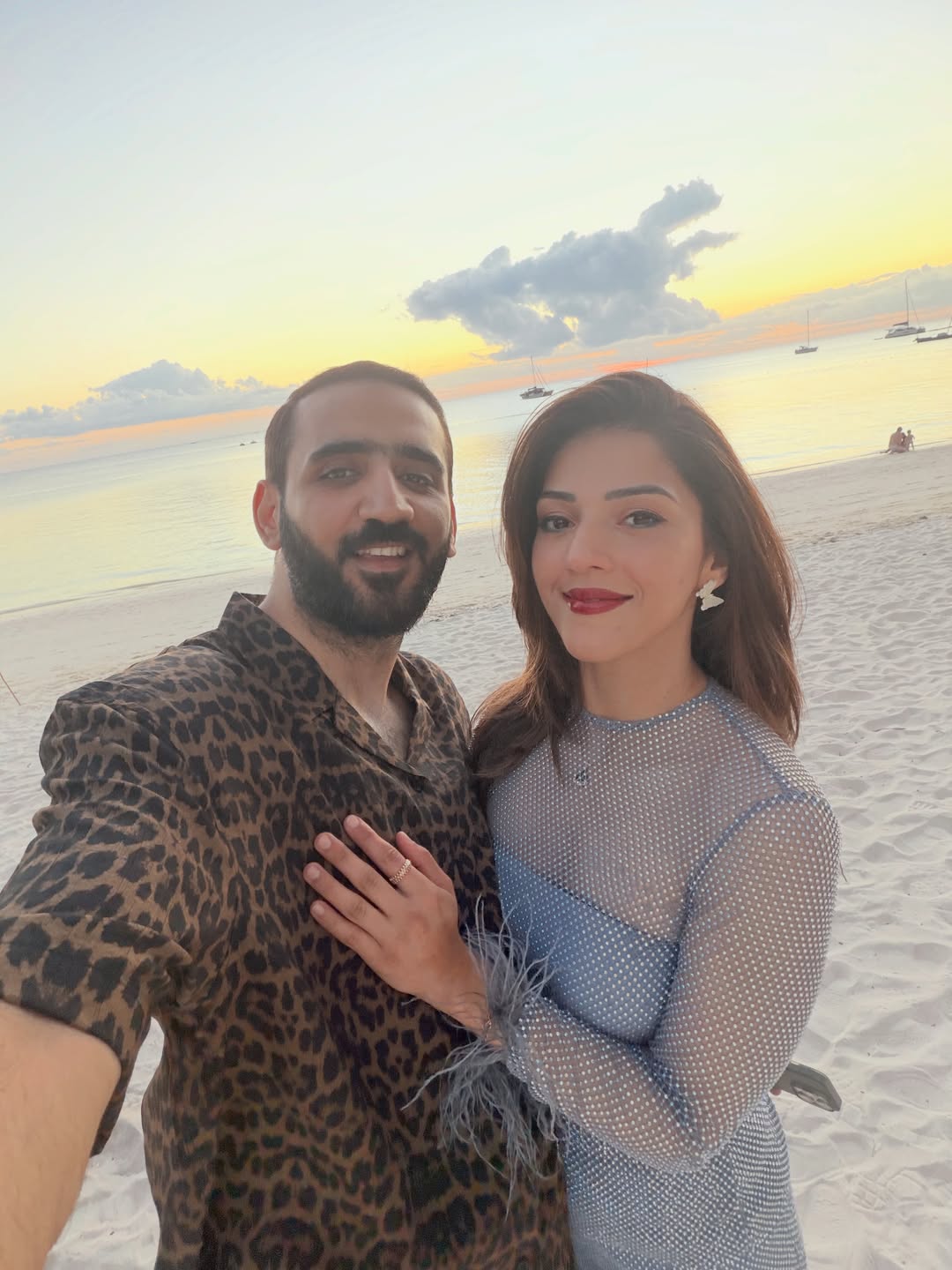Mehreen Pirzadaa Enjoying Honeymoon in Zanzibar Island