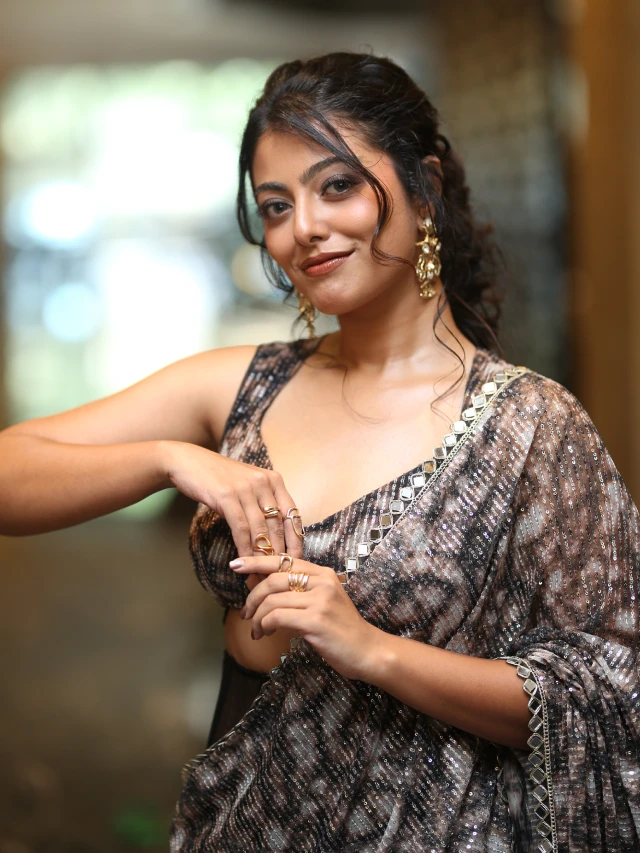 Merin Philip Mesmerizing Looks in Saree
