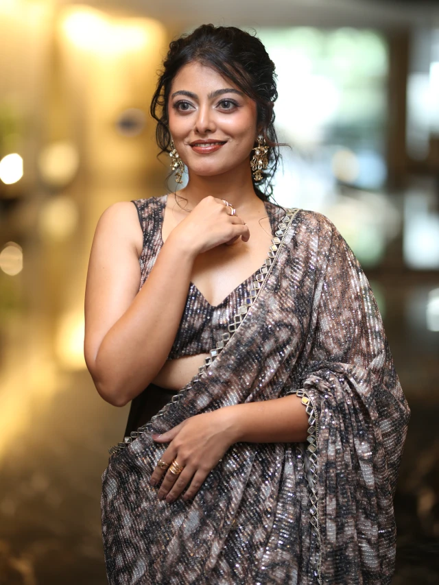 Merin Philip Mesmerizing Looks in Saree