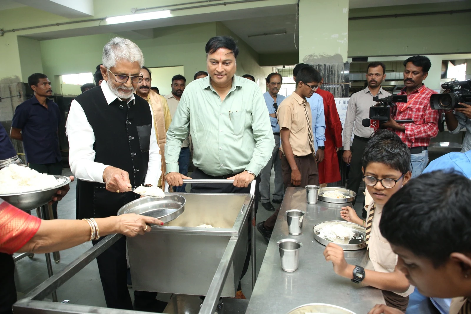 Murali Mohan Wedding Anniversary Celebrations in Blind School
