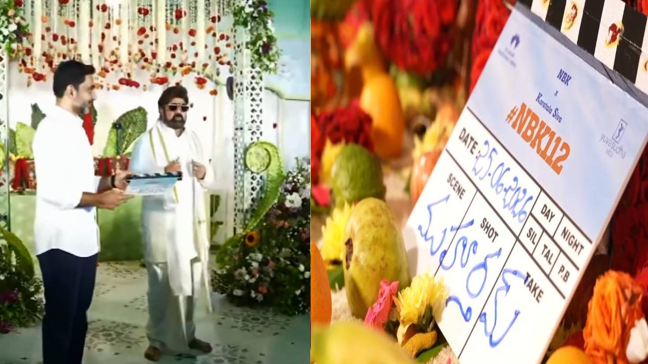 NBK 112 : బాల‌య్య కొత్త సినిమా ప్రారంభం.. 150 కోట్ల బ‌డ్జెట్‌తో..