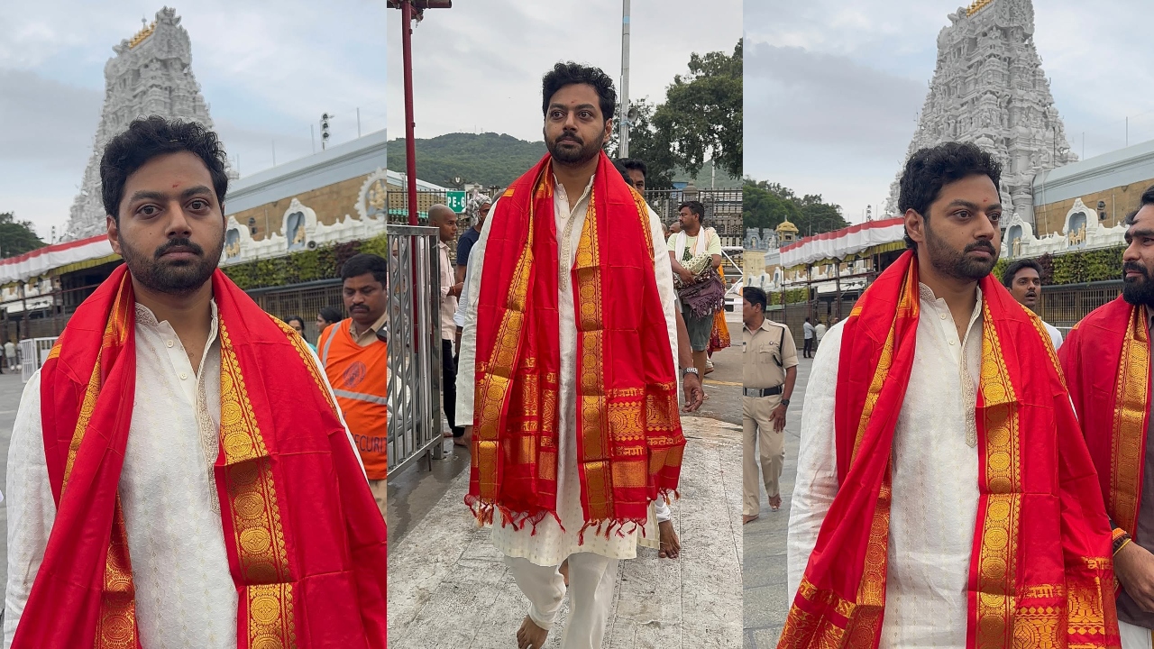 Nandamuri Mokshagna Teja : తిరుమ‌ల శ్రీవారి స‌న్నిధిలో నంద‌మూరి మోక్ష‌జ్ఞ‌