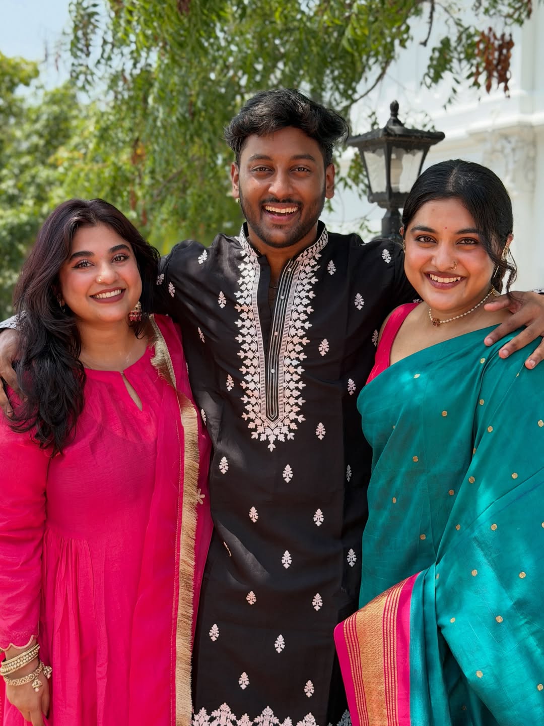 Nikhil Thomas Shares Photos with Nivetha Thomas and Riya Manoj