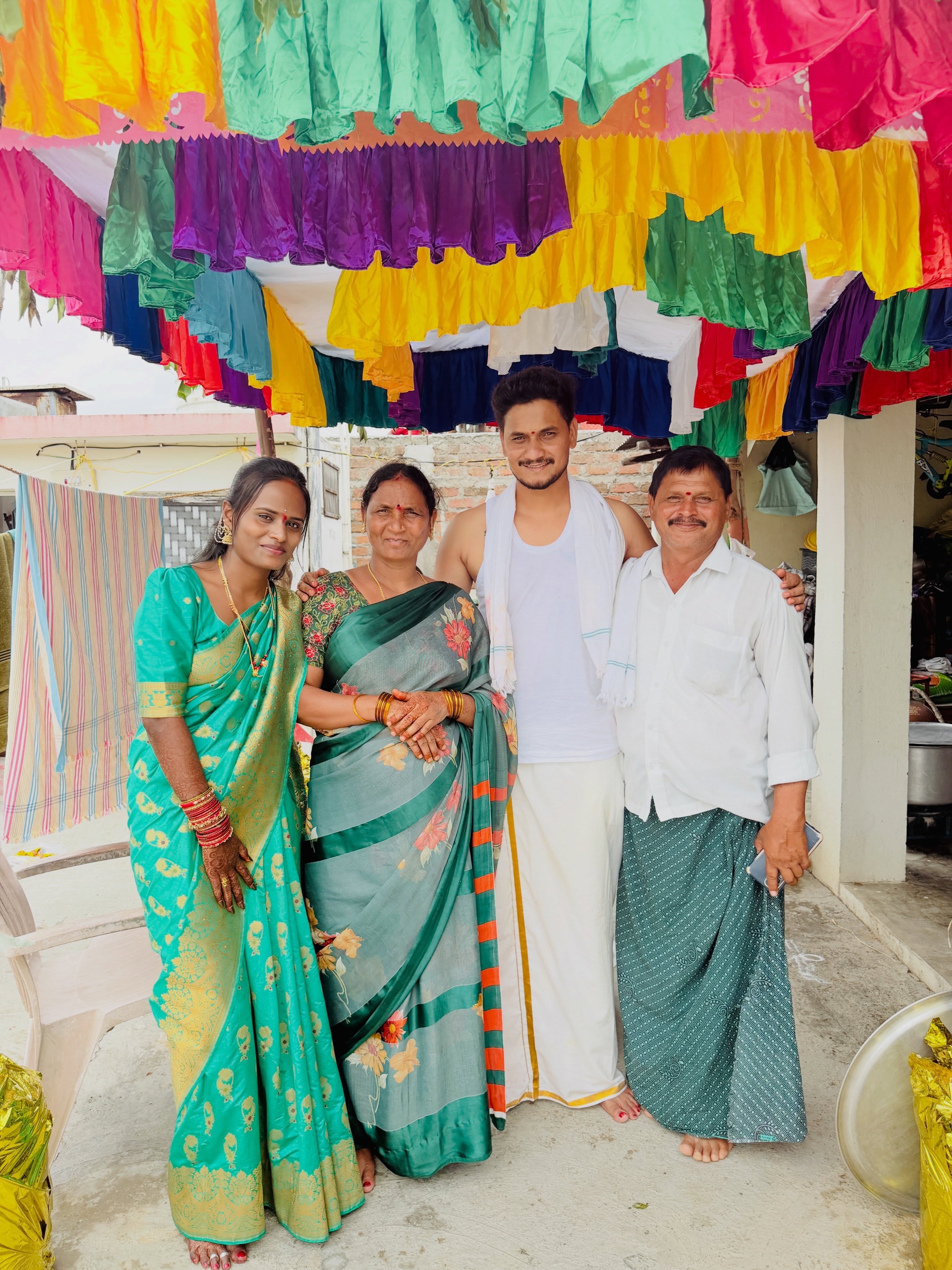 Patas Faima Photos with Husband Family