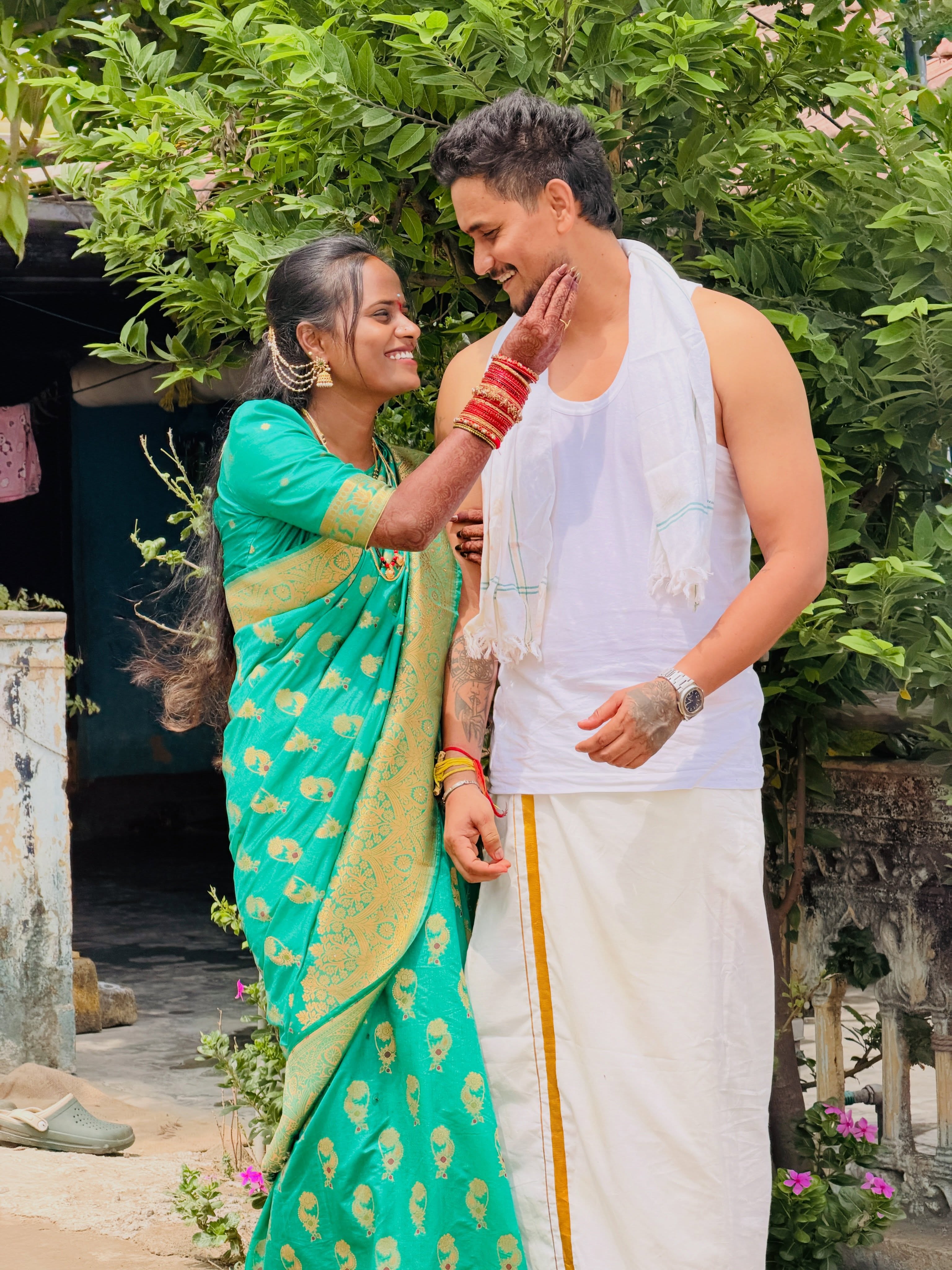 Patas Faima Photos with Husband Family