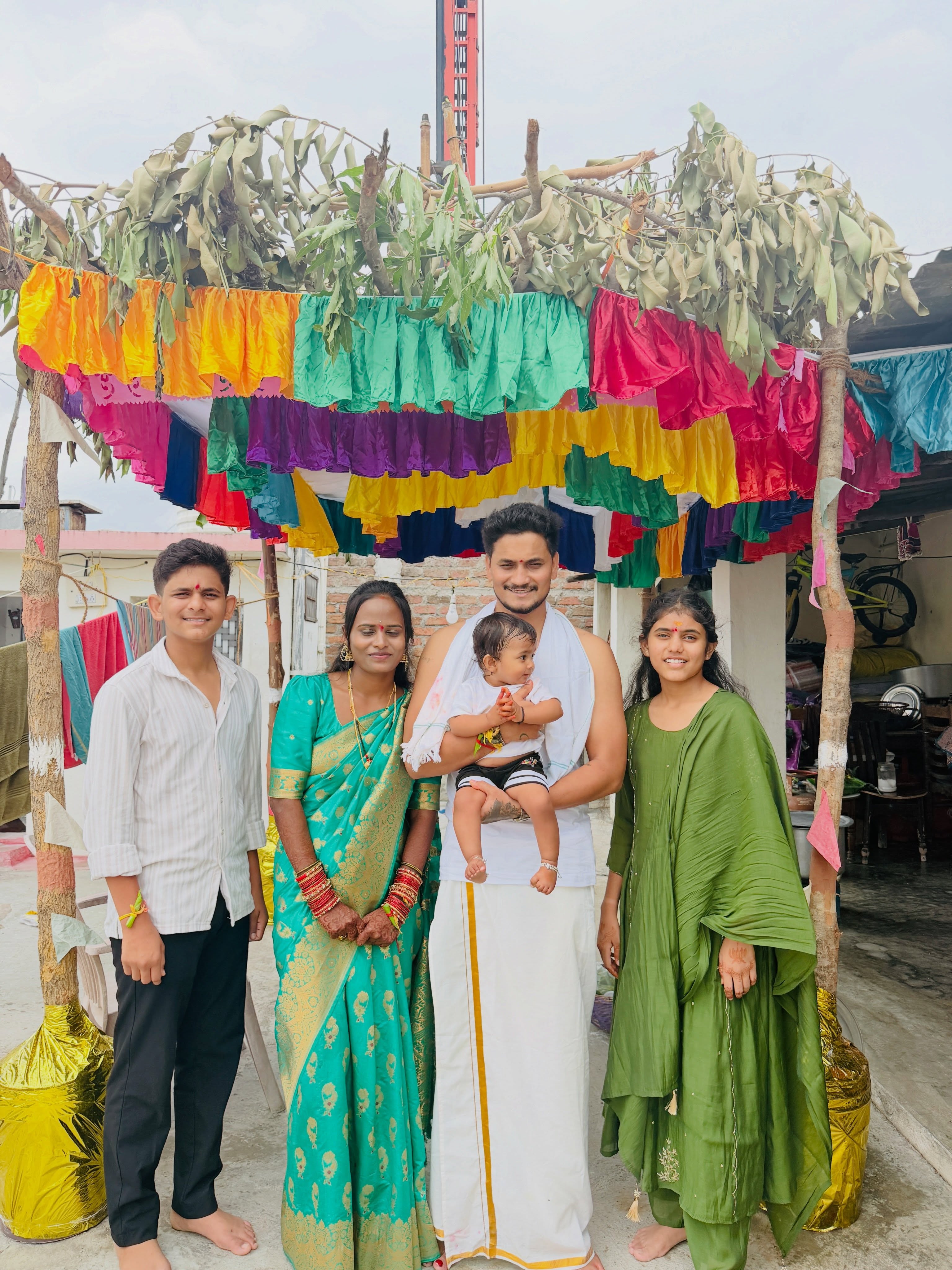 Patas Faima Photos with Husband Family