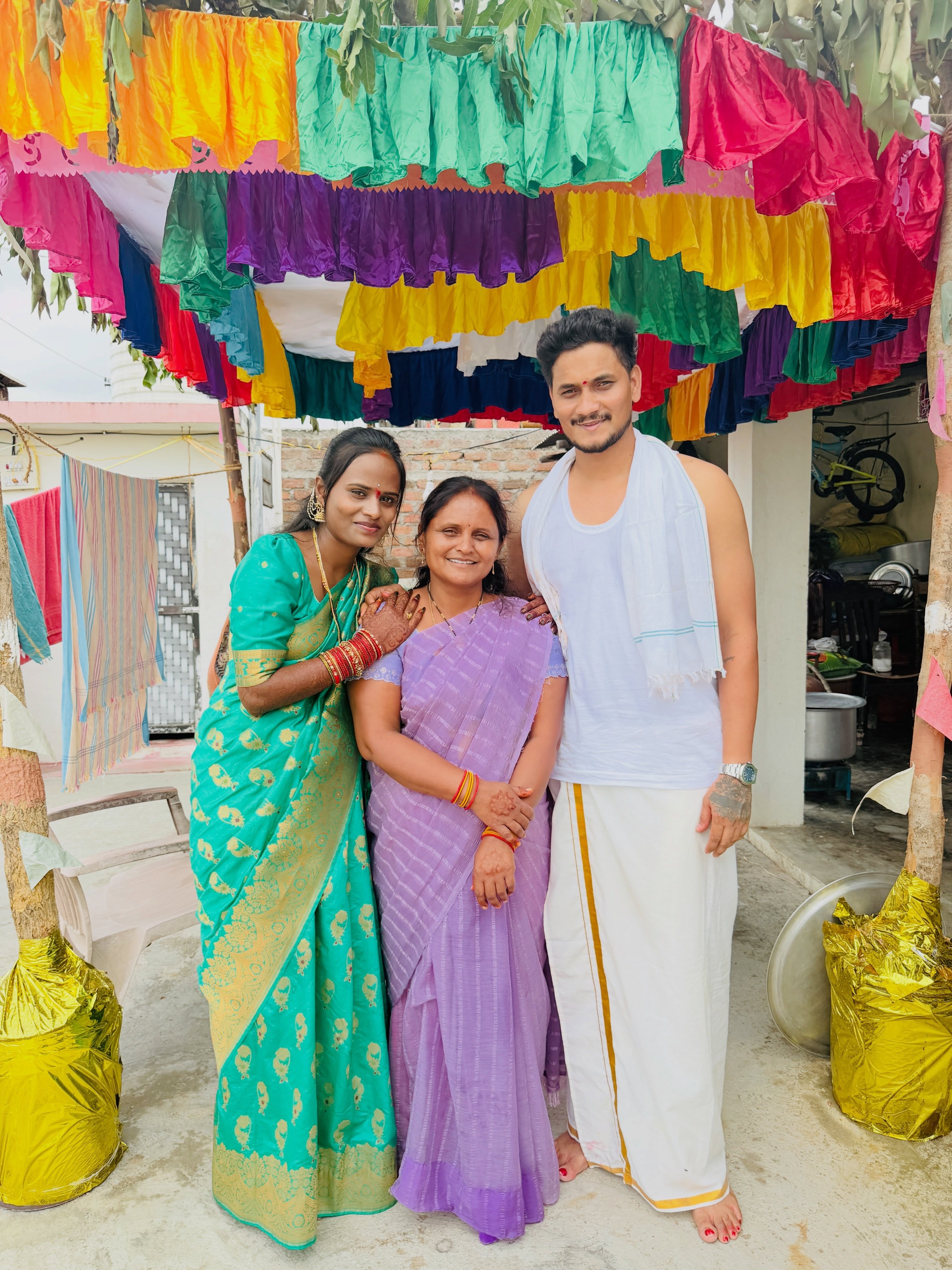Patas Faima Photos with Husband Family