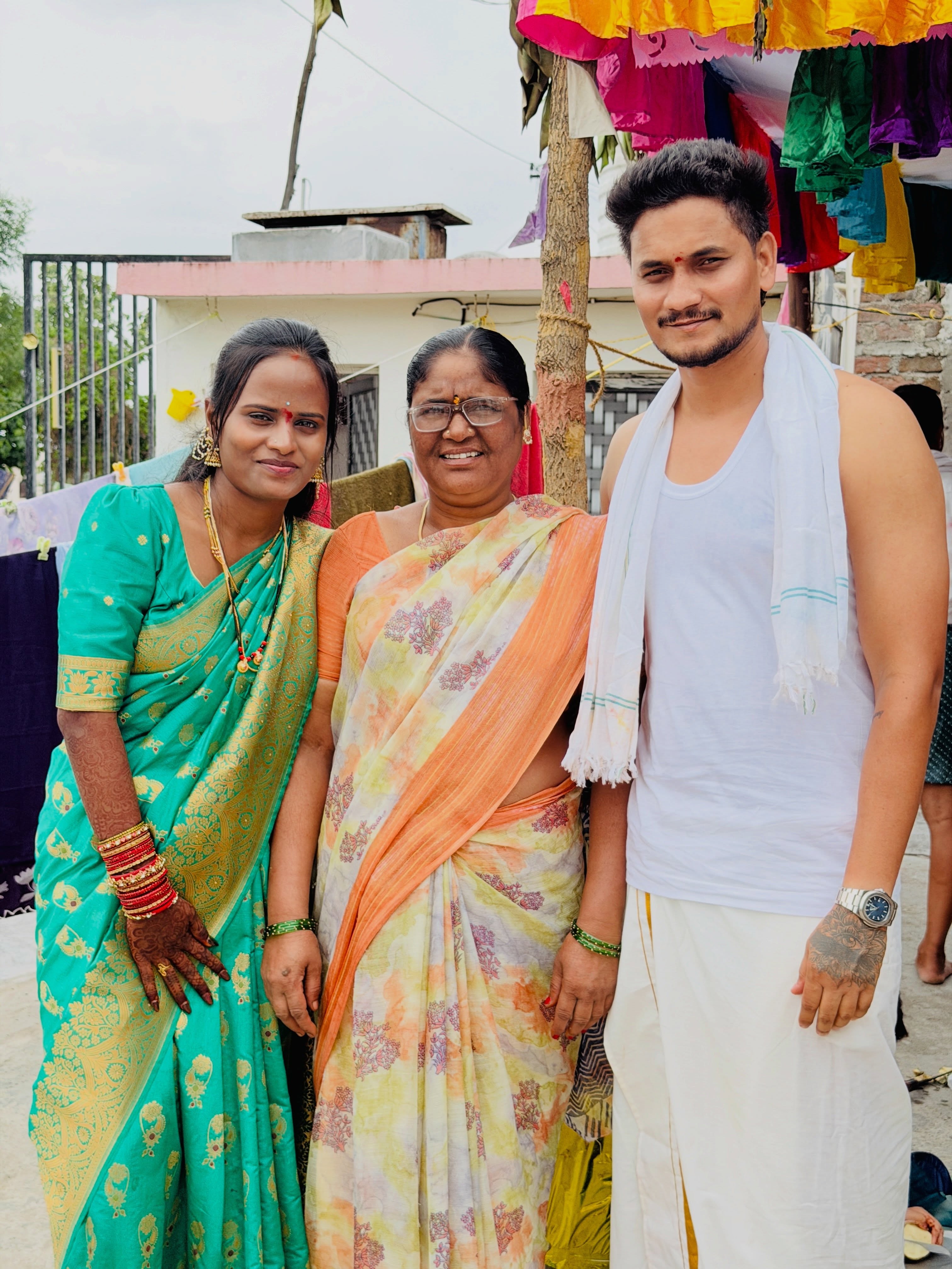 Patas Faima Photos with Husband Family