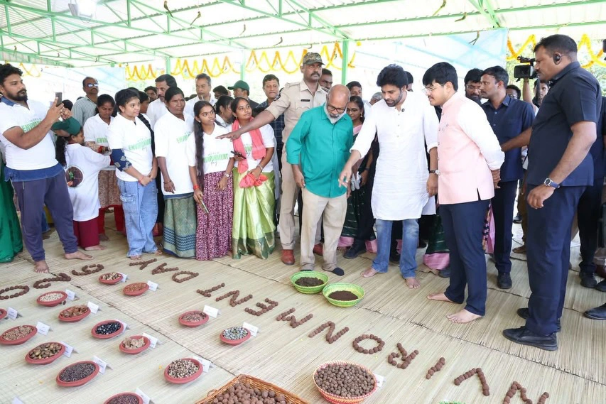 AP Deputy CM Pawan Kalyan Preparing Seed Balls