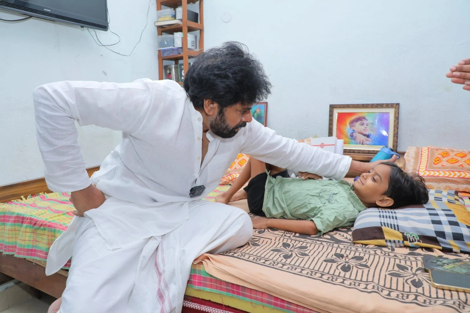 Pawan Kalyan fulfills a fan's wish