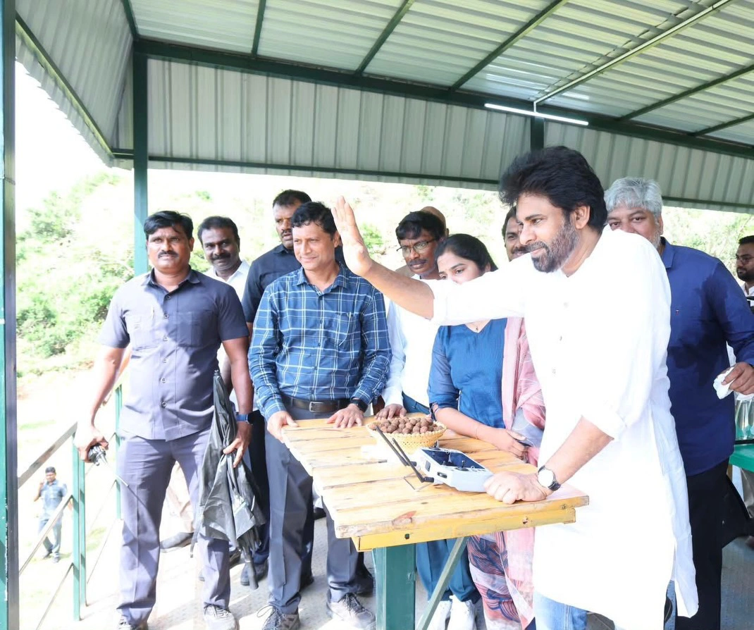 AP Deputy CM Pawan Kalyan Preparing Seed Balls