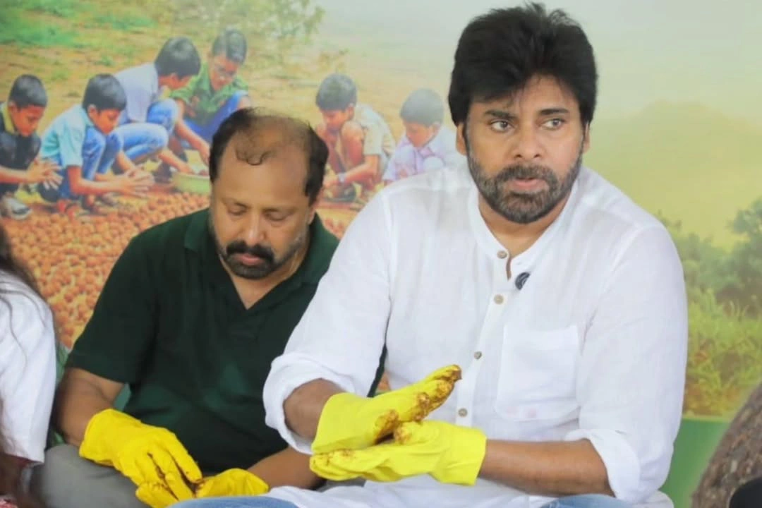 AP Deputy CM Pawan Kalyan Preparing Seed Balls