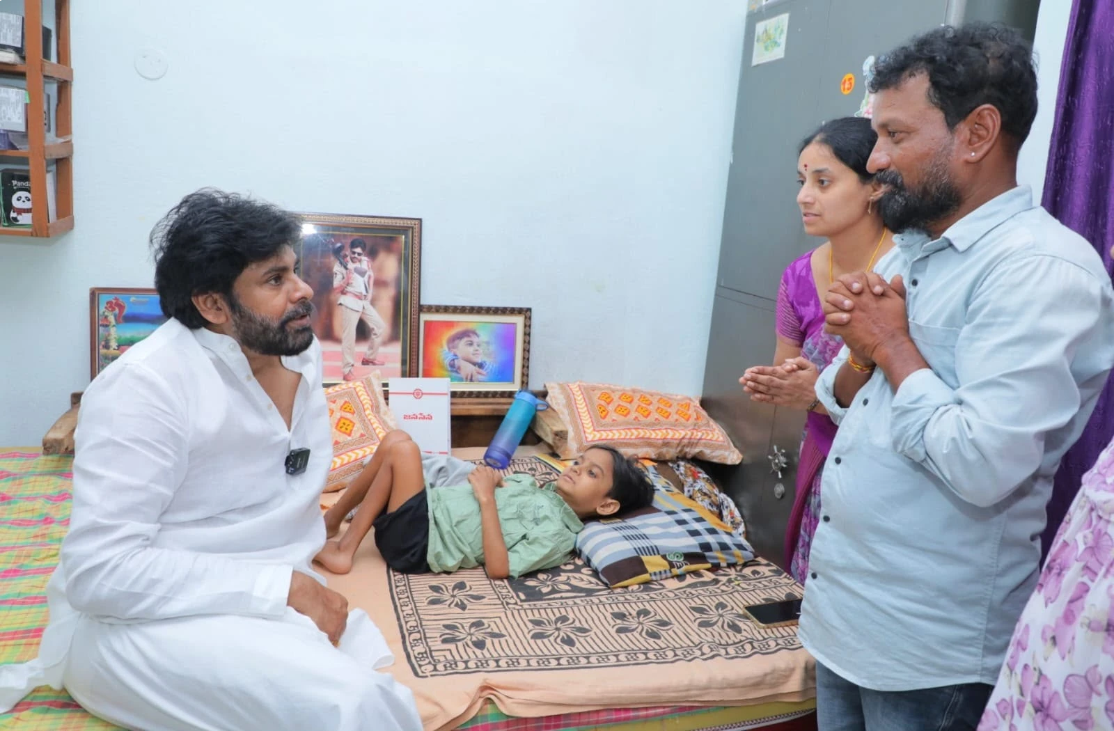 Pawan Kalyan fulfills a fan's wish