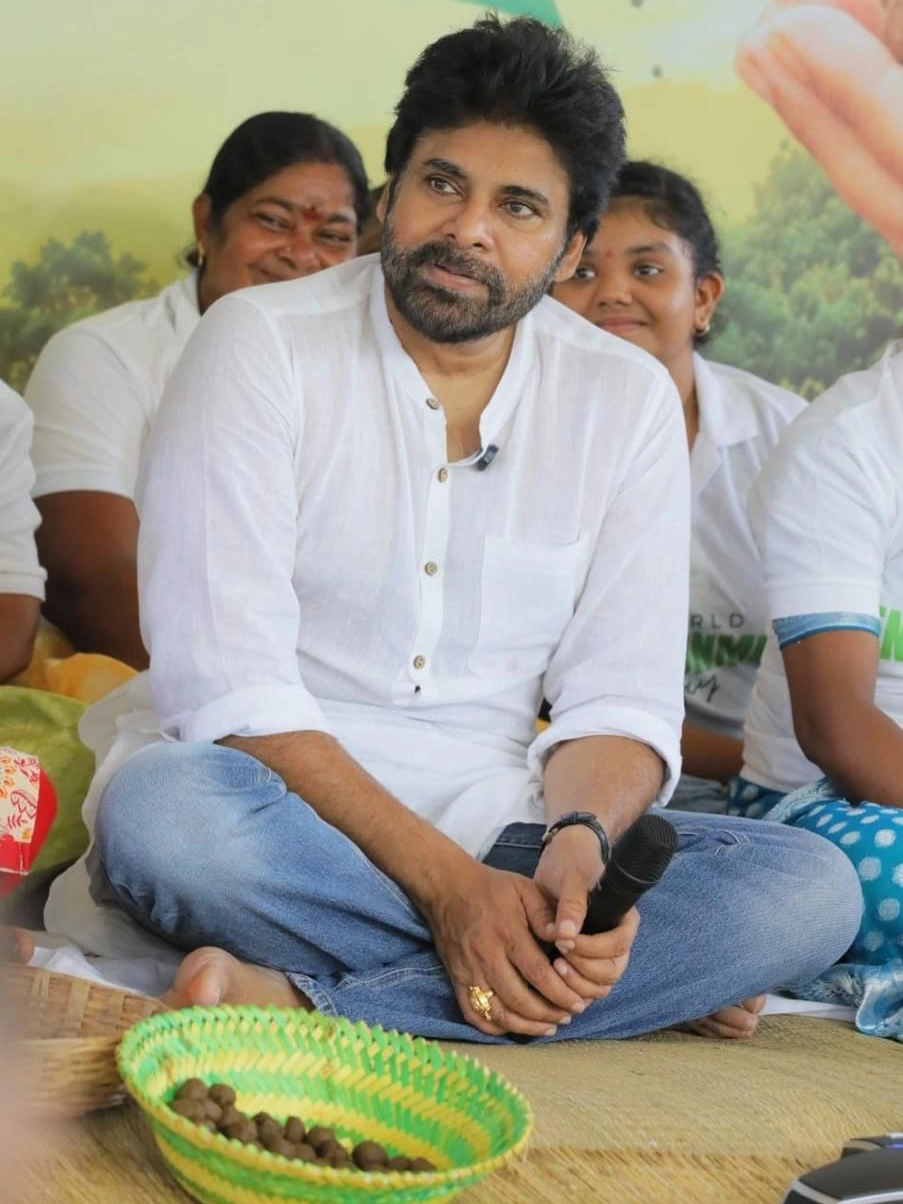 AP Deputy CM Pawan Kalyan Preparing Seed Balls