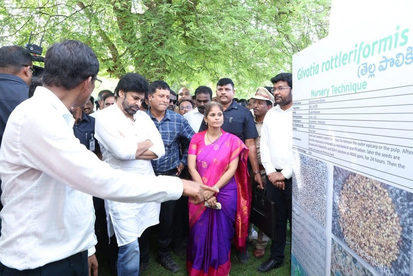 AP Deputy CM Pawan Kalyan Preparing Seed Balls