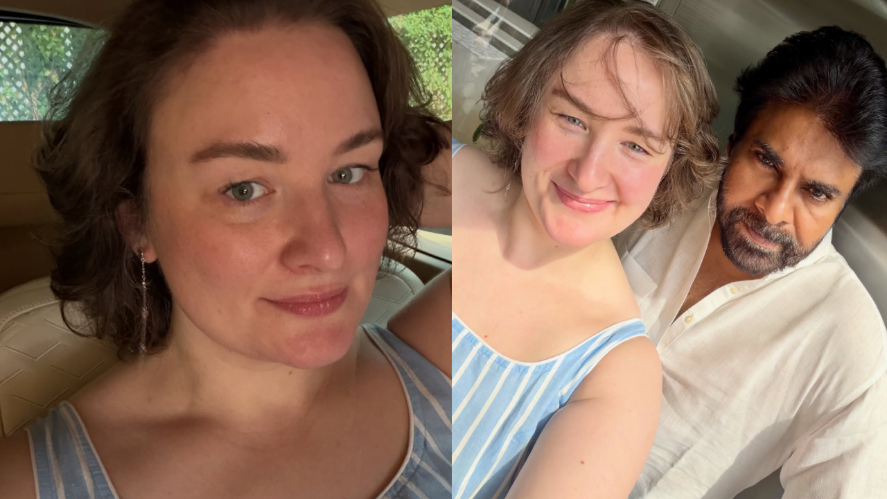 Pawan Kalyan wife Anna Lezhneva shares photos with family