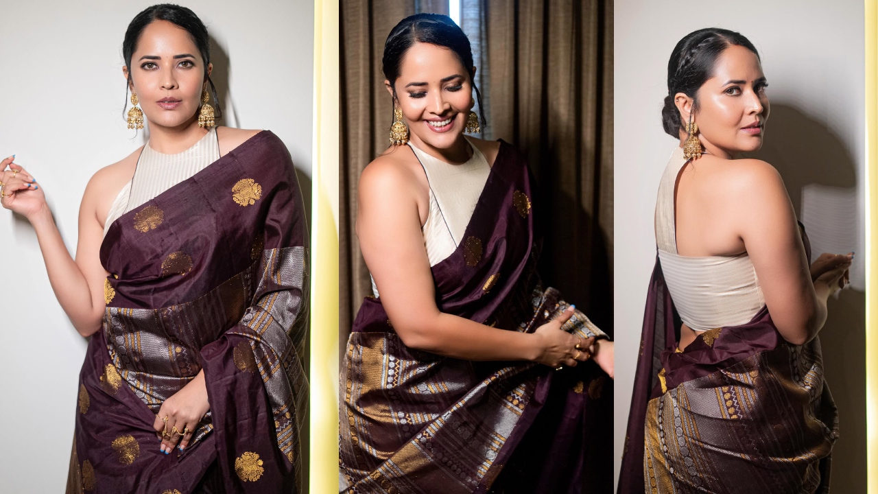 Anasuya Bharadwaj : అందానికి కూడా అభిప్రాయాలు ఉంటాయ్‌.. చీర‌క‌ట్టులో అన‌సూయ..