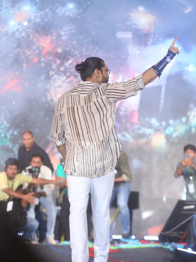 Ram Charan Photos from Peddi Pre Release Event