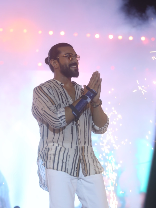 Ram Charan Photos from Peddi Pre Release Event