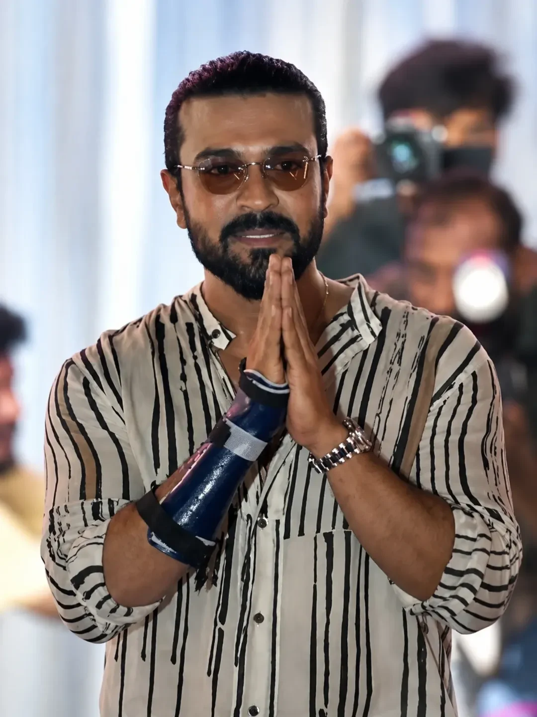 Ram Charan Photos from Peddi Pre Release Event
