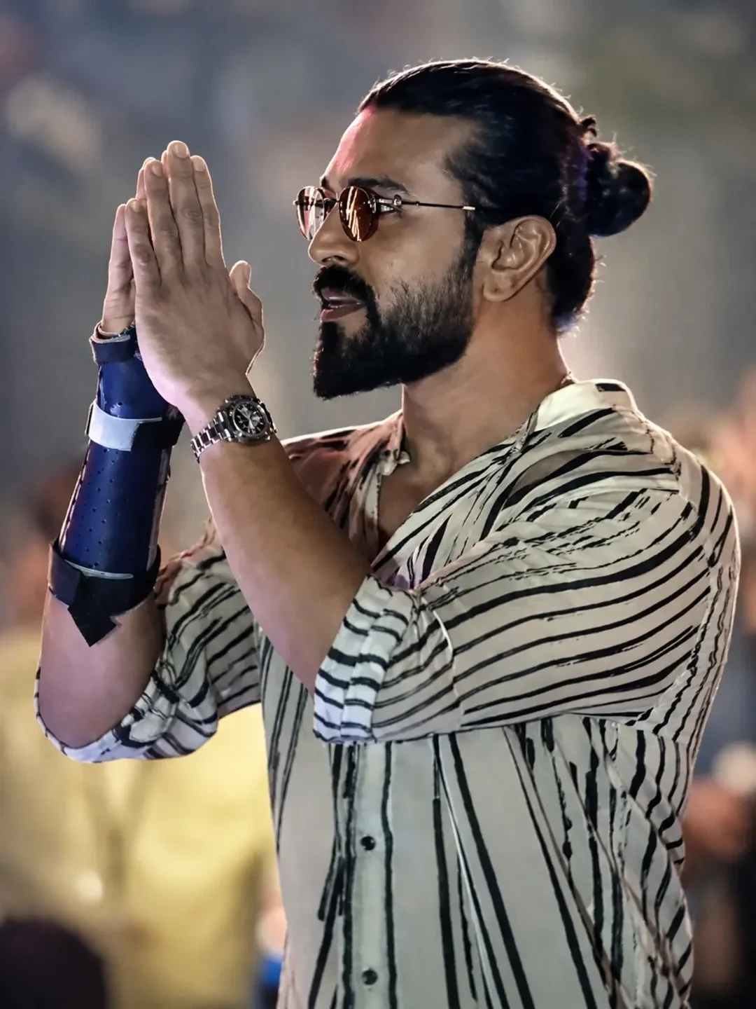 Ram Charan Photos from Peddi Pre Release Event