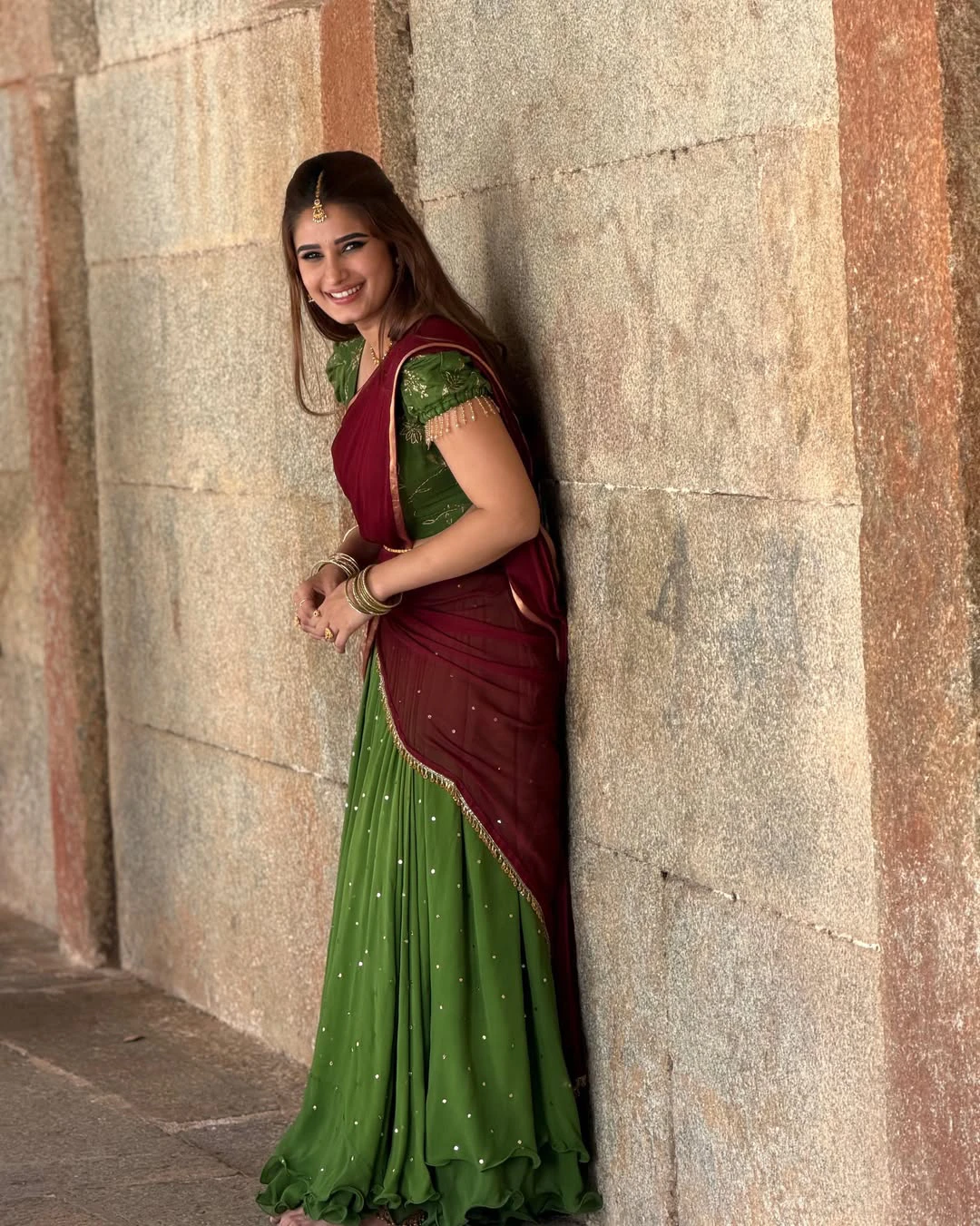 Rasha Thadani Shares Srinivasa Mangapuram Working Stills