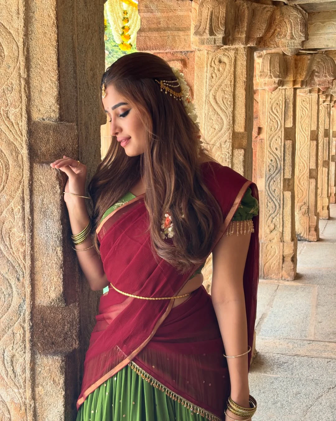 Rasha Thadani Shares Srinivasa Mangapuram Working Stills