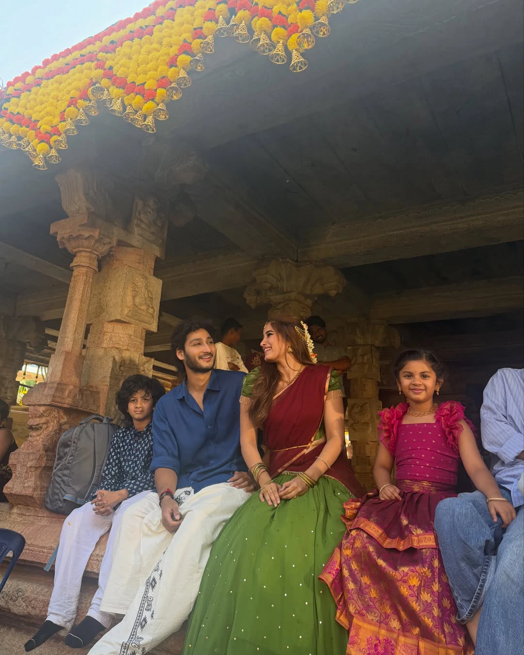 Rasha Thadani Shares Srinivasa Mangapuram Working Stills