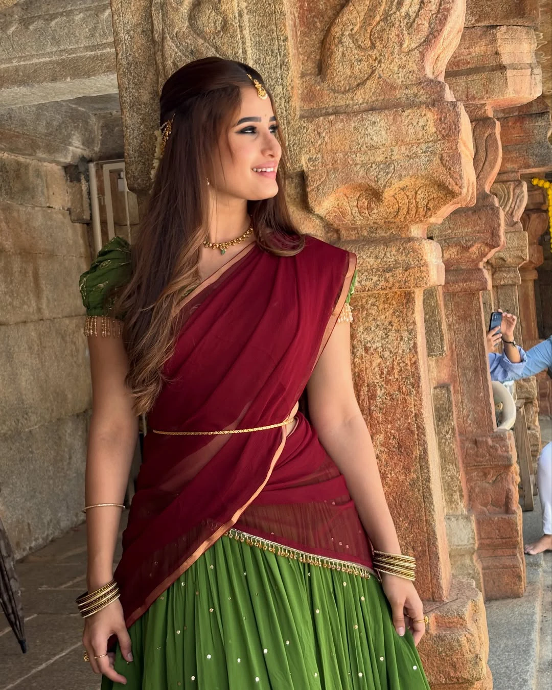 Rasha Thadani Shares Srinivasa Mangapuram Working Stills