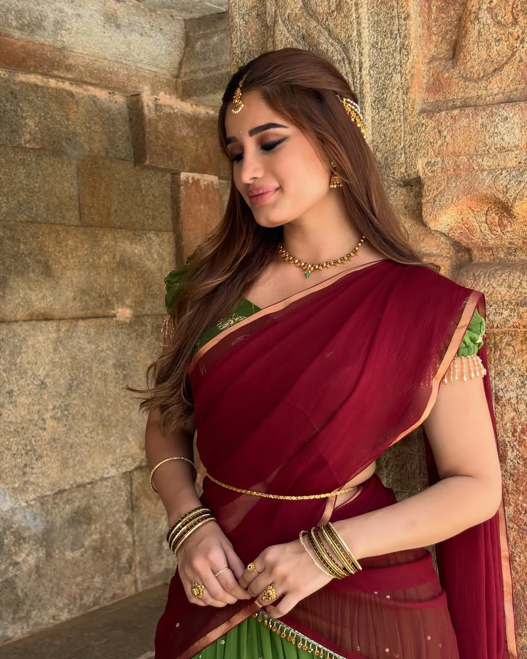 Rasha Thadani Shares Srinivasa Mangapuram Working Stills