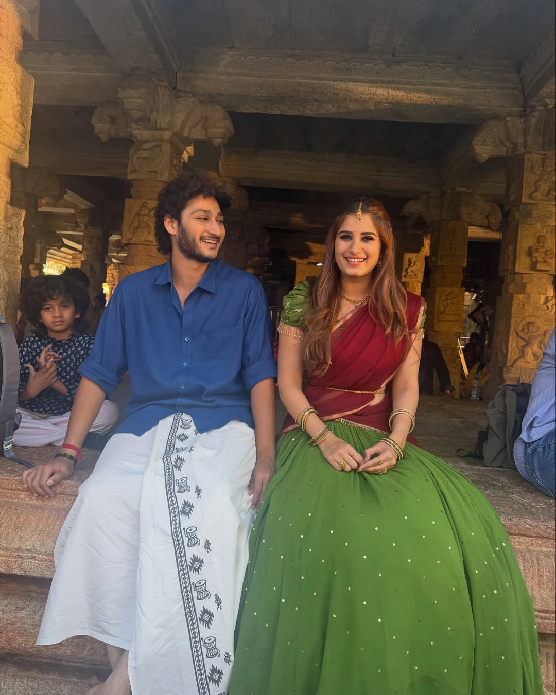 Rasha Thadani Shares Srinivasa Mangapuram Working Stills