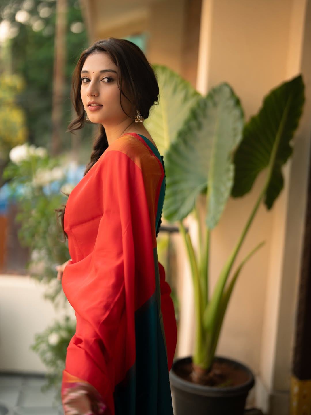 Ritika Nayak Cute Photos in Saree