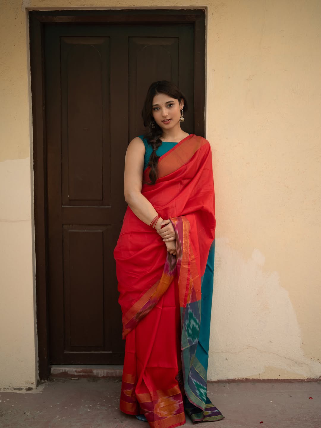 Ritika Nayak Cute Photos in Saree