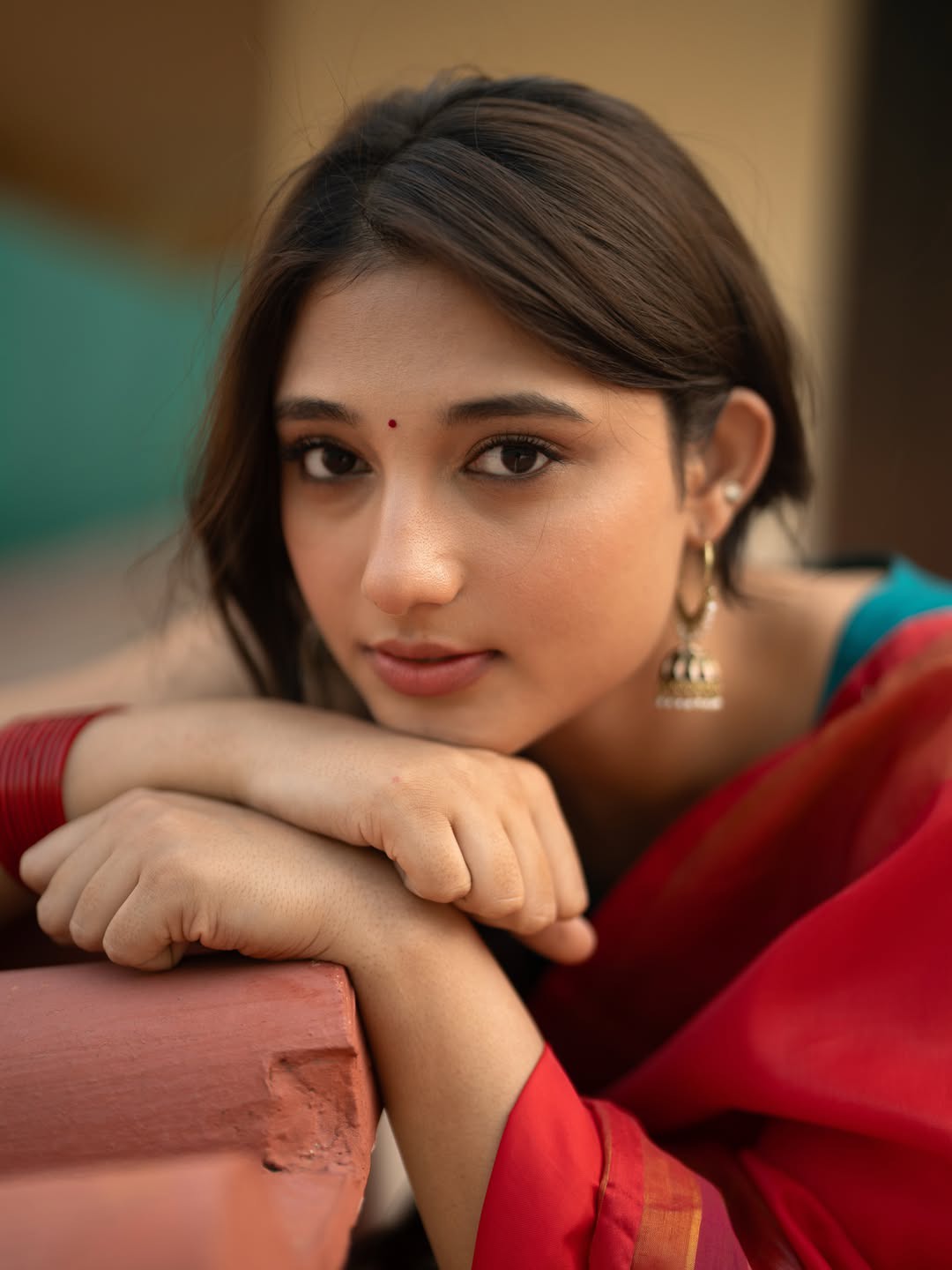 Ritika Nayak Cute Photos in Saree
