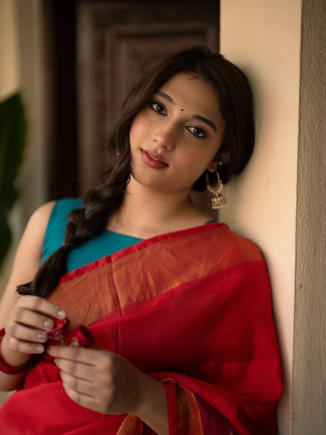 Ritika Nayak Cute Photos in Saree