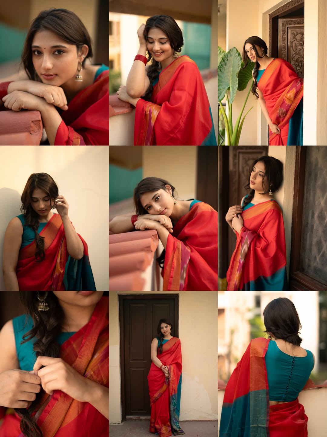 Ritika Nayak Cute Photos in Saree