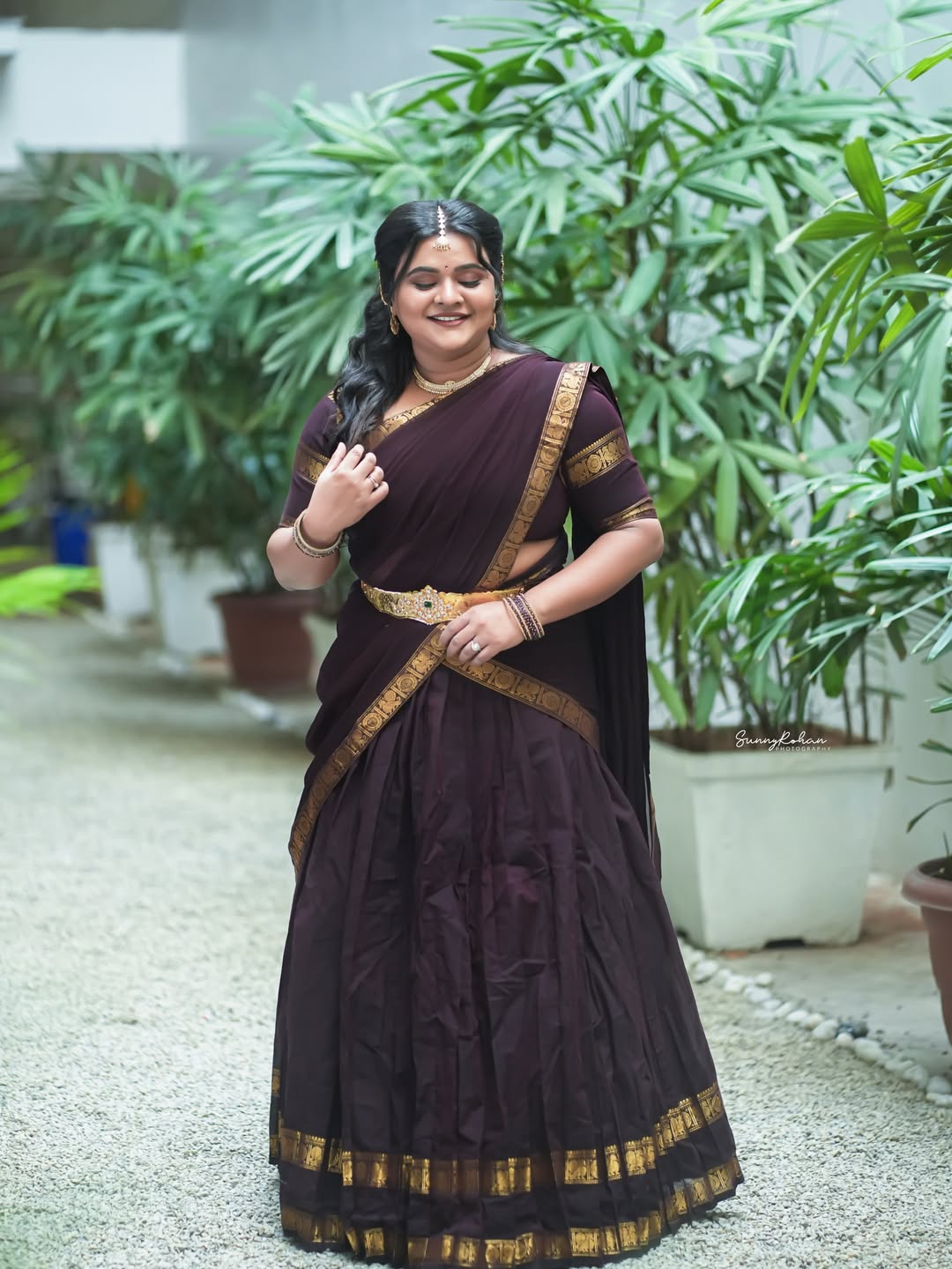Lady Comedian Rohini Traditional Looks
