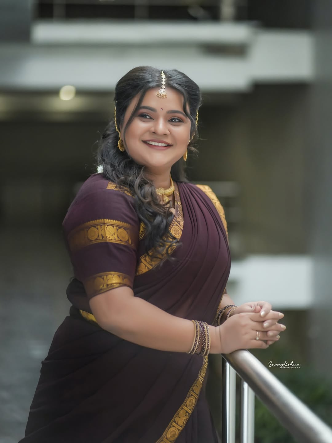 Lady Comedian Rohini Traditional Looks