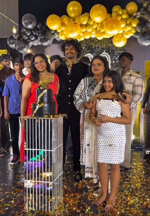 Roja Son Krishna Kowshik Birthday Celebrations