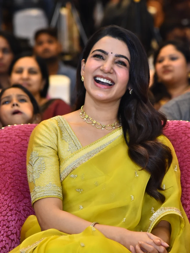 Samantha Cute Photos from Maa Inti Bangaram Pre Release Event