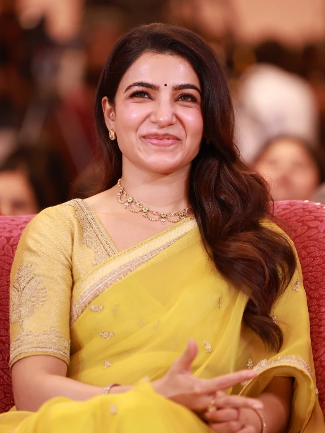 Samantha Cute Photos from Maa Inti Bangaram Pre Release Event